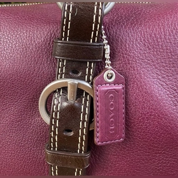 Coach F10887 Y2K Chelsea Leather Satchel (Burgundy) - EUC - Picture 4 of 11